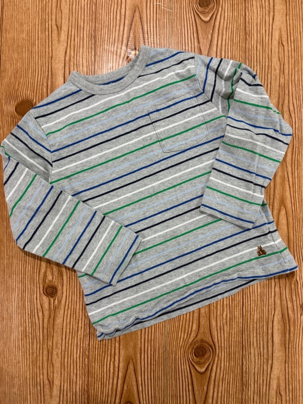 4/$20 GAP Kids Long-Sleeve Striped Crewneck Shirt 100% Cotton
